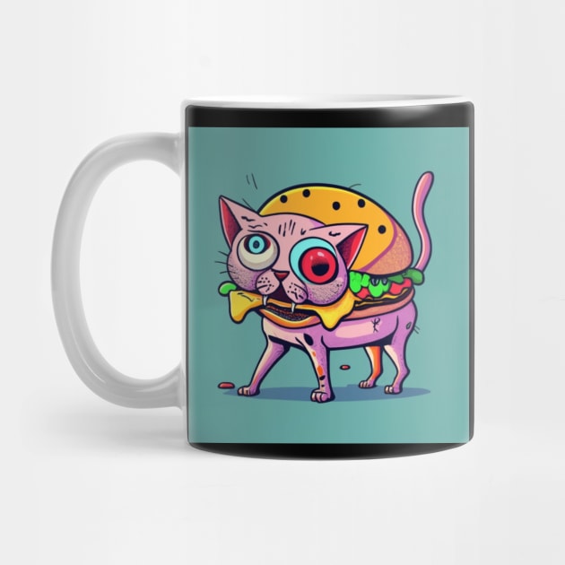 very ugly cheeseburger cat by Catbrat